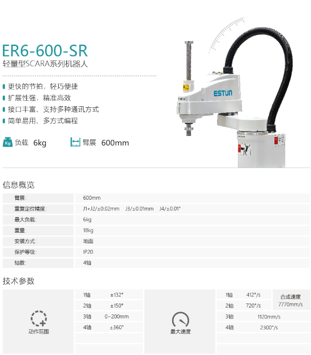 埃斯顿SCARA机器人